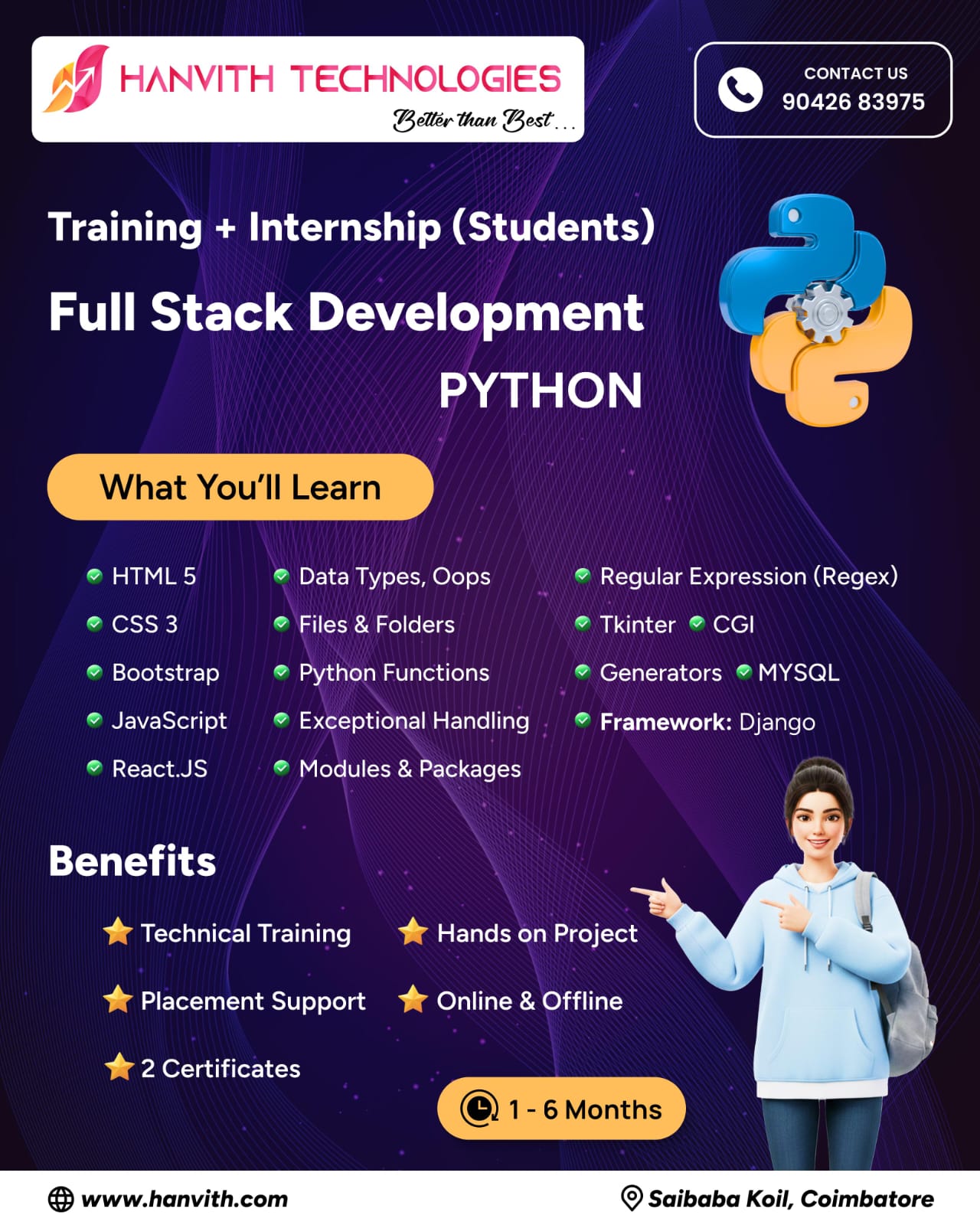 Best Internship Companies|Summer Internship|Python Internship|Artificial Intelligence |ML|Coimbatore